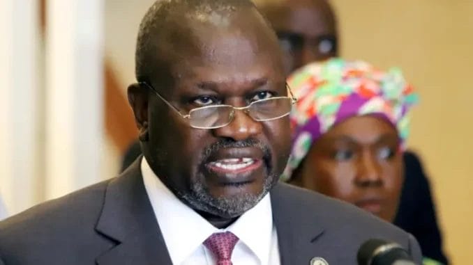 Vice-presidente do Sudão do Sul, Riek Machar [Arquivo: Samir Bol/Reuters]. Fonte: Al Jazeera